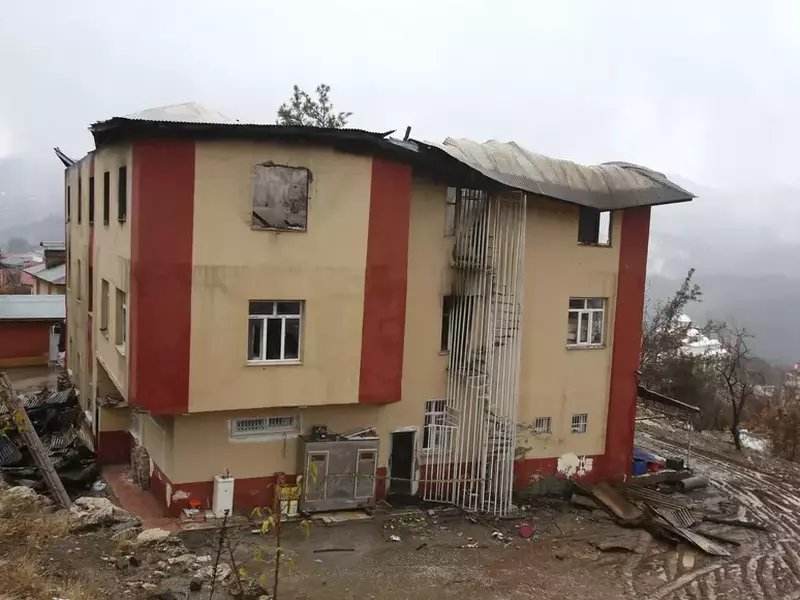 Incendiu la un internat din Turcia