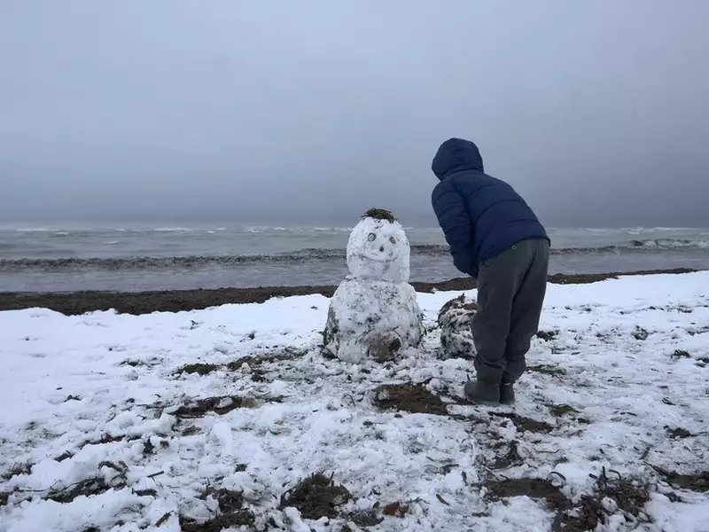 Ninsori neobișnuite în Spania