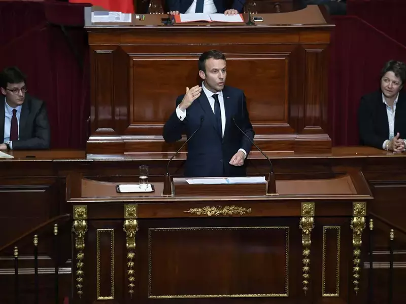 Emmanuel Macron, discurs solemn la Versailles