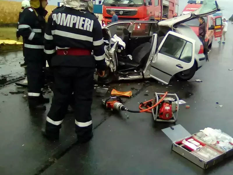 accident în localitatea Sinești, Ialomița