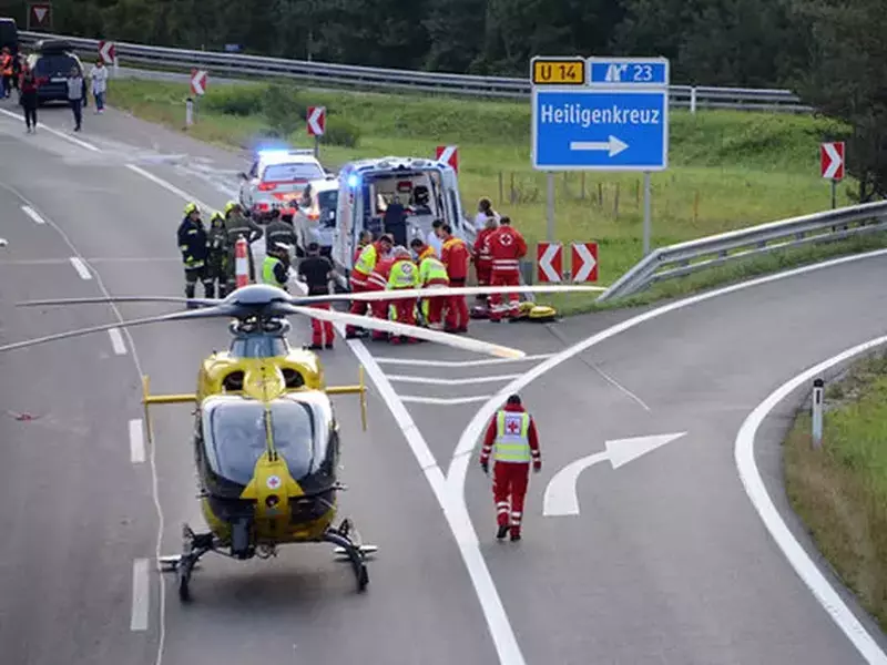 Cinci români morți într-un accident în Austria. Printre victime se numără și copii (1)