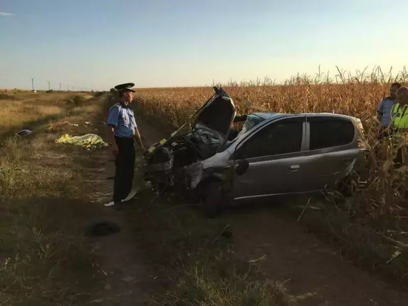 accident în Însurăței, județul Brăila (1)
