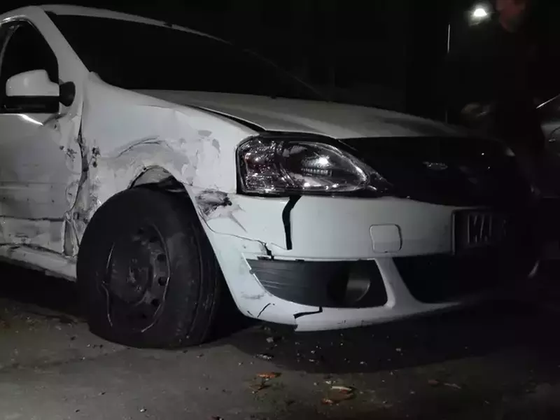 a lovit mașina Poliției într-un accident la Constanța (1)