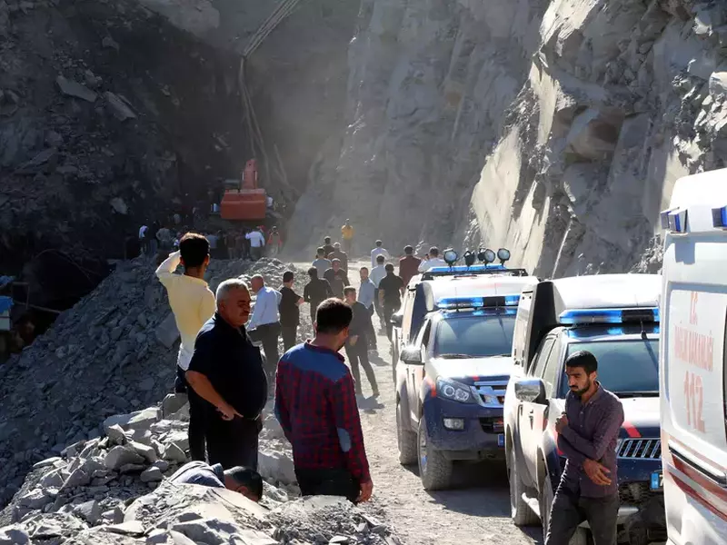 Mină de cărbune prăbușită în Turcia