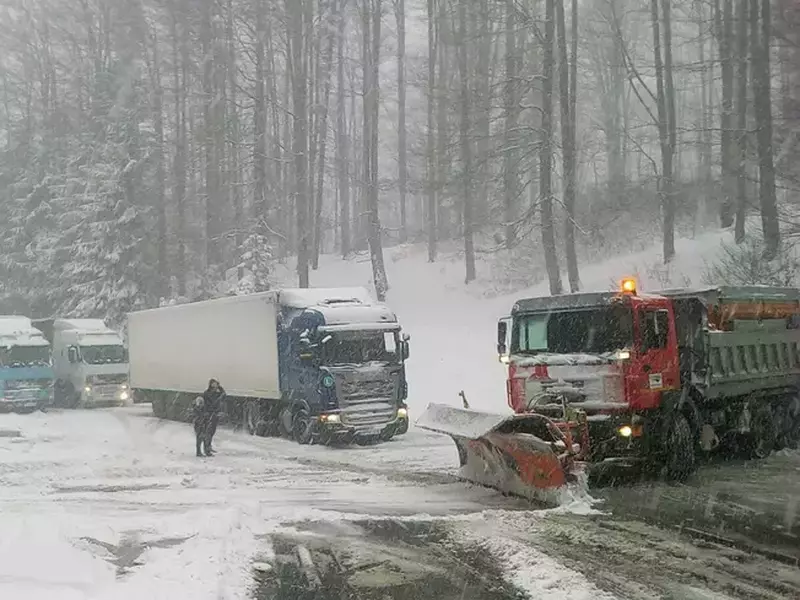 Trafic îngreunat pe DN1A, în județul Brașov