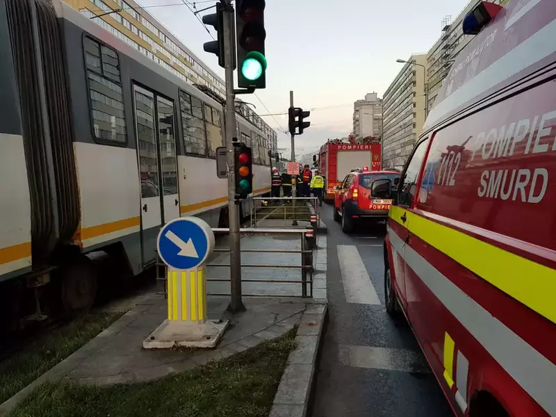 Femeie lovită mortal de tramvai pe Șoseaua Pantelimon din București (1)