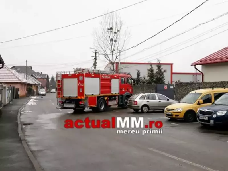 Incendiu la Spitalul de Psihiatrie din Baia Mare (1)