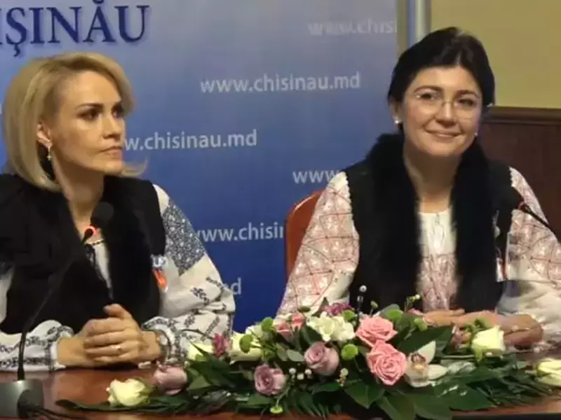 Gabriela Firea, în vizită la Chișinău