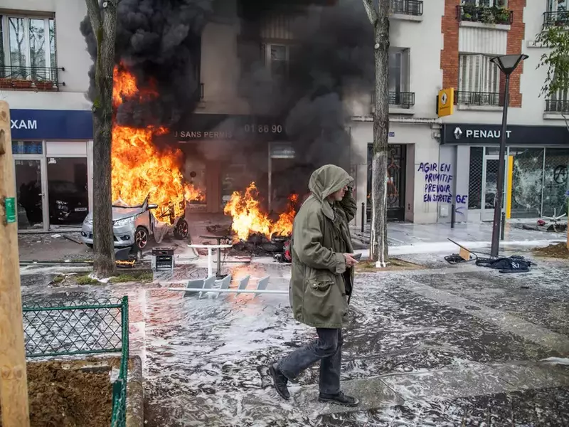 Incidente violente la Paris, in timpul manifestatiilor de 1 mai