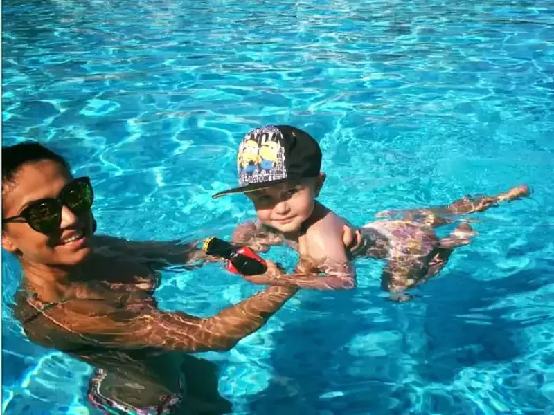 Andreea Mantea si fiul ei David