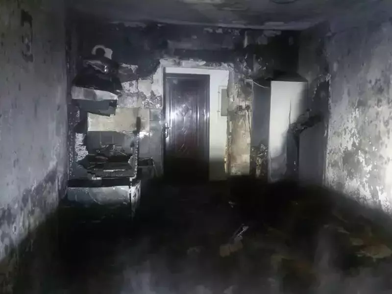 Explozie urmată de un incendiu într-un bloc din Brașov
