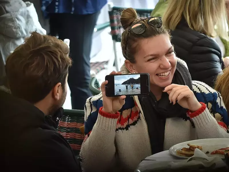 *EXCLUSIVE* Simona Halep and her new boyfriend seen in Portofino