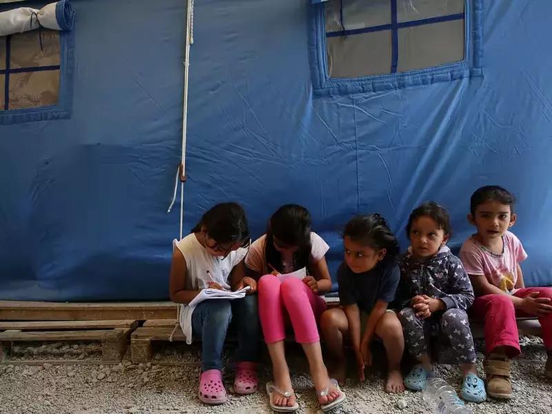 tabere de refugiati in grecia