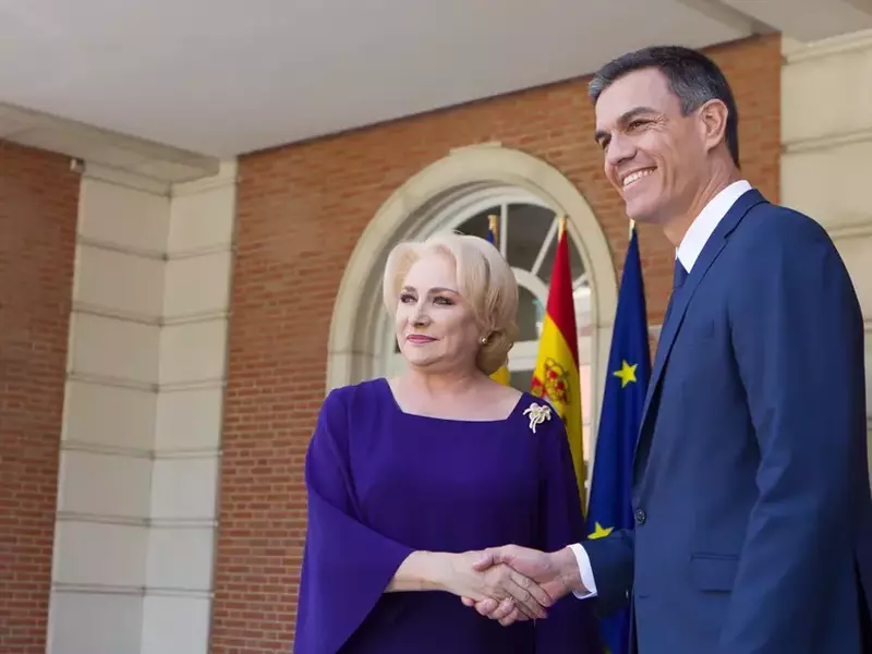 premierul dancila si premierul Spaniei