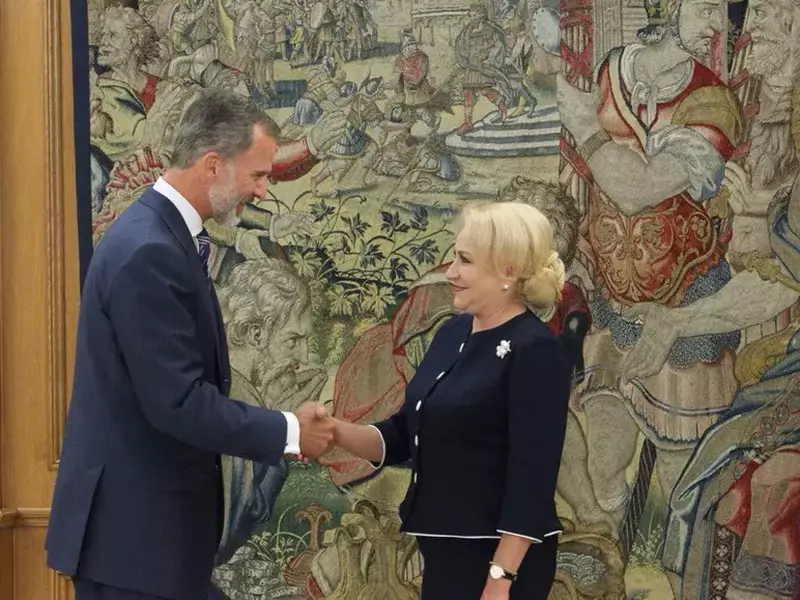 Dancila si Regele Felipe al Spaniei