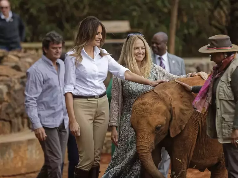 Melania Trump visits Kenya