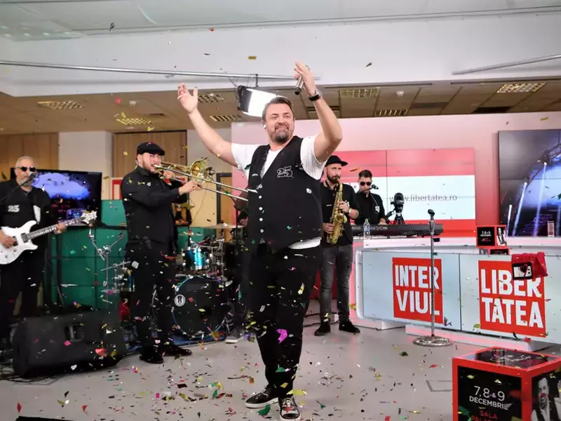 Horia Brenciu, concert în redactia Libertatea