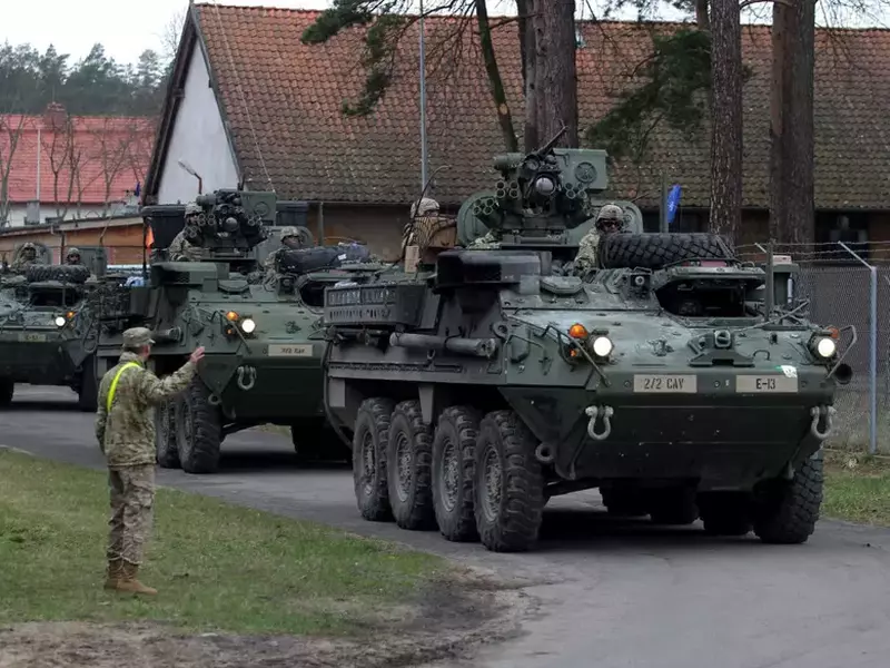 Soldiers of NATO arrive in Poland