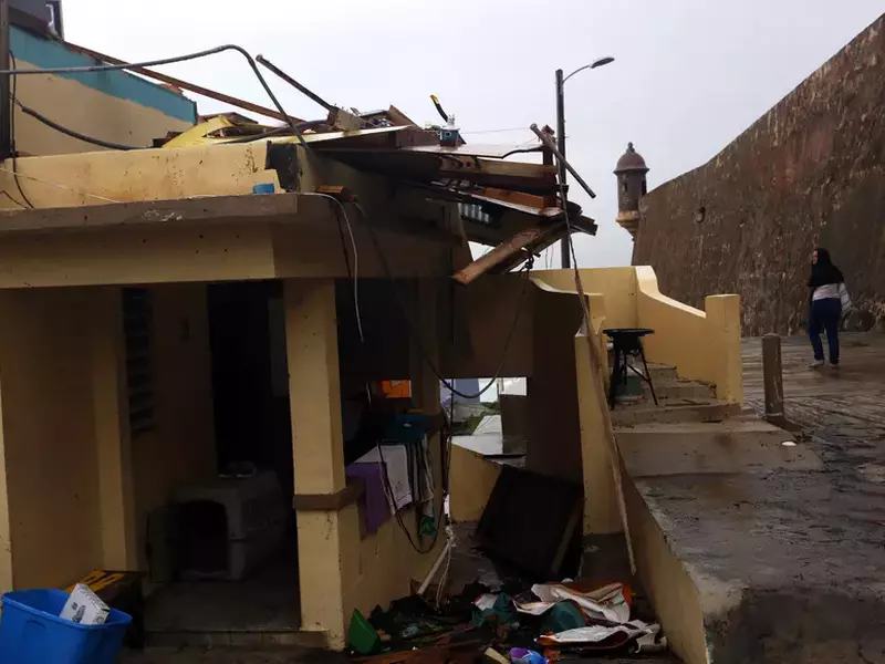 Hurricane Maria aftermath in Puerto Rico