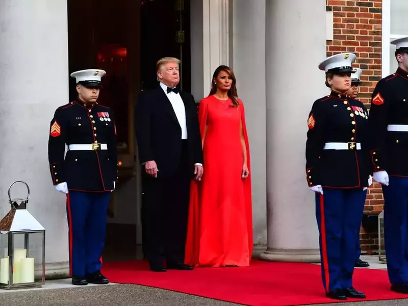 US President Donald Trump visits UK