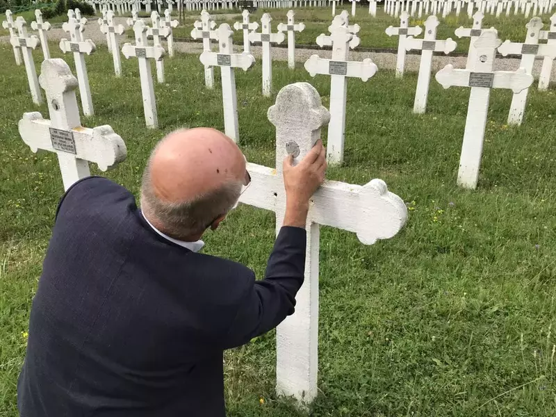 Primarul caută numele soldaților care au pierit la Soultzmaat, în lagăr.