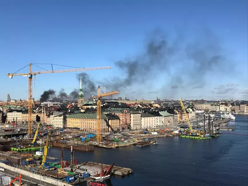 Explosion in a bus in Stockholm