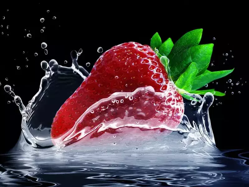 Alimente bogate în fibre - căpșuni