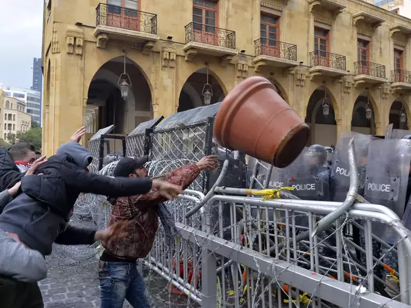 Anti-government protest in Beirut