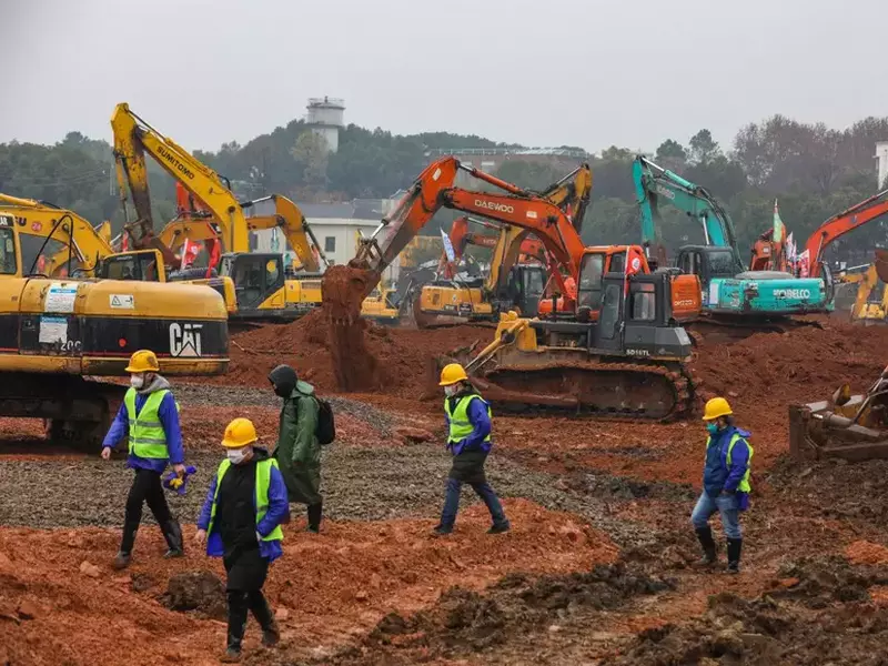 Spitalul din Wuhan este destinat pacienților infectați cu noul coronavirus FOTO: EPA