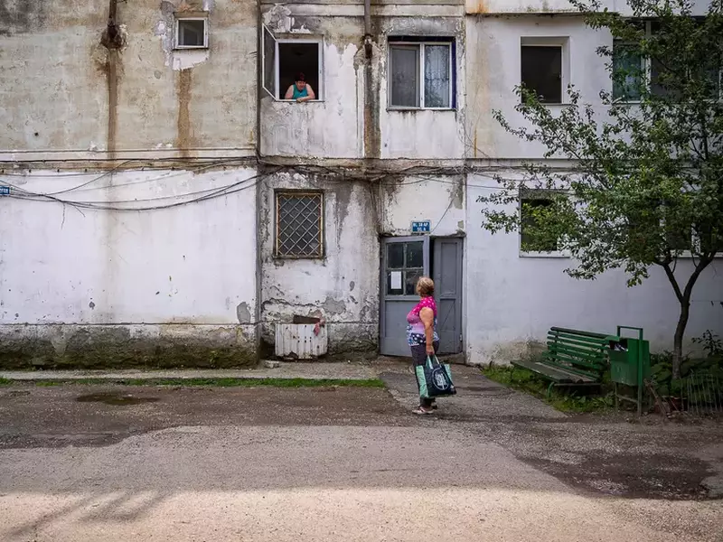 Bloc din centrul Murgeniului