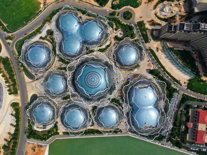 Ocean Flower Island, cea mai mare insulă artificială