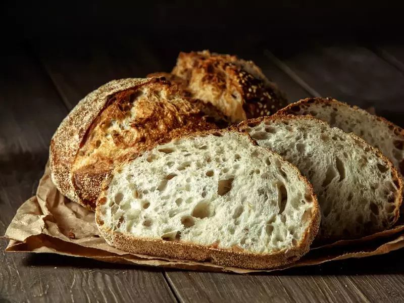 Pâine de casă pufoasă