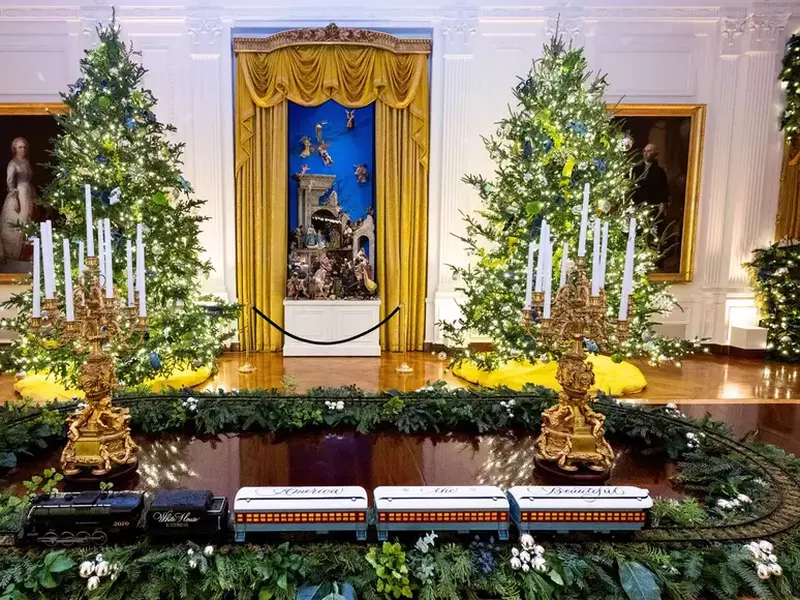 White House Holiday Decor Press Preview in Washington, US – 30 Nov 2020