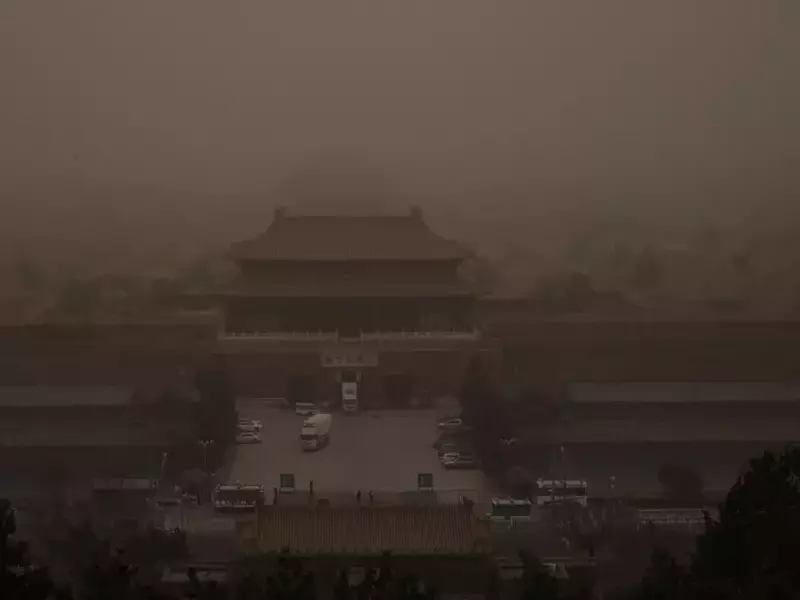 Air pollution due to sandstorm in Beijing