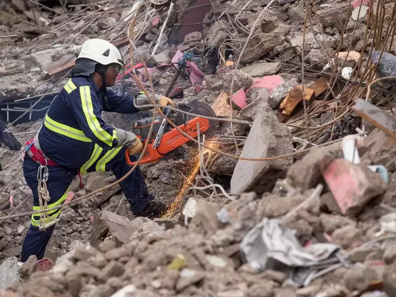 Aftermath of a 7.2 earthquake in Haiti