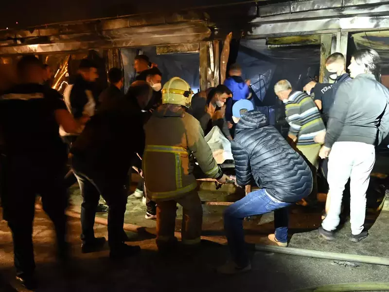 Fire breaks out in a Covid hospital in Tetovo