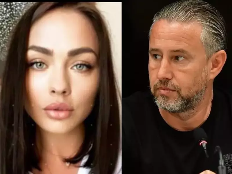 Corina Caciuc și Laurențiu Reghecampf