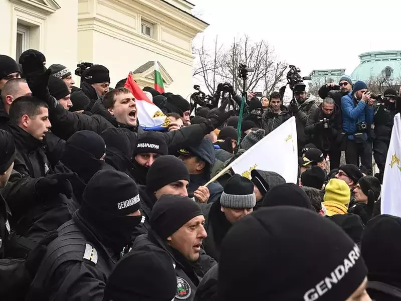 Protest against green certificate and vaccination against COVID-19