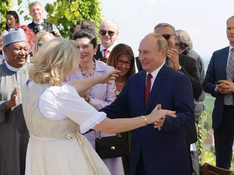 Wedding of Austrian Foreign Minister Kneissl