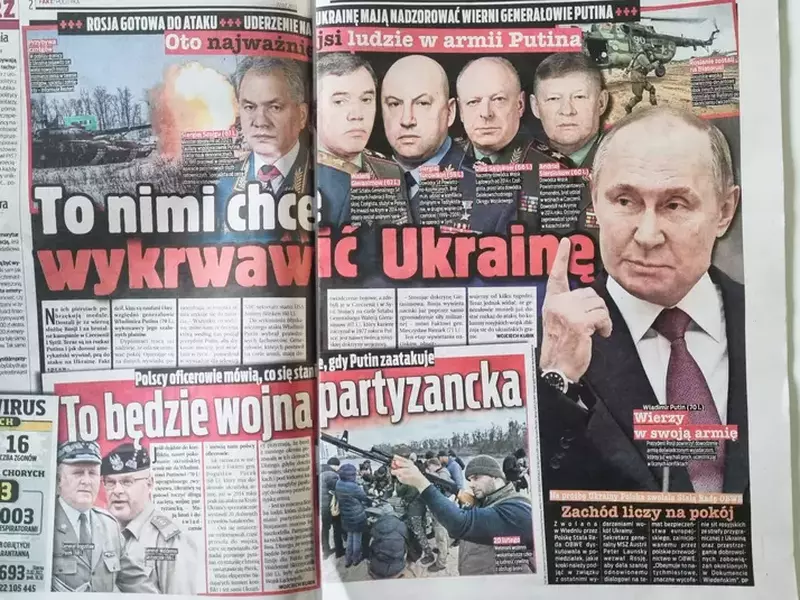 Tabloidul Fakt a publicat chipurile a cinci generali, oamenii de încredere ai lui Putin