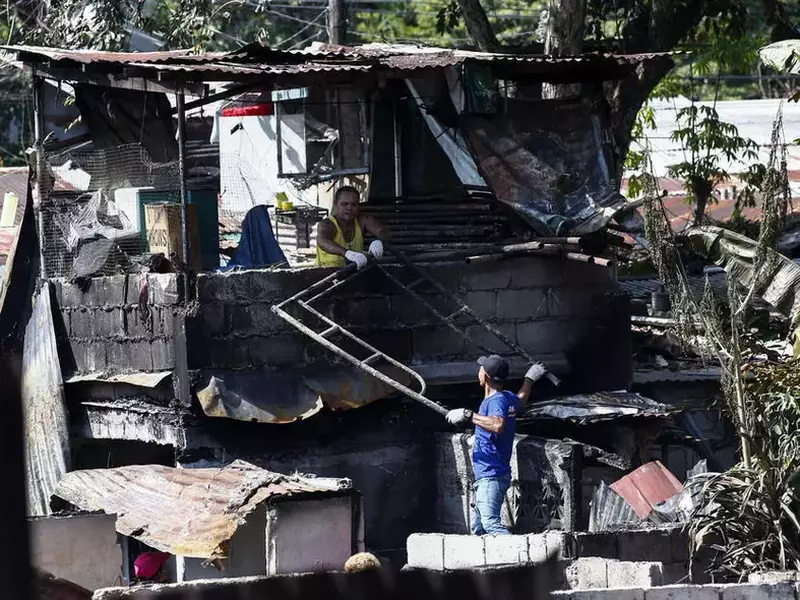 Fire kills eight people in residential compound in Metro Manila