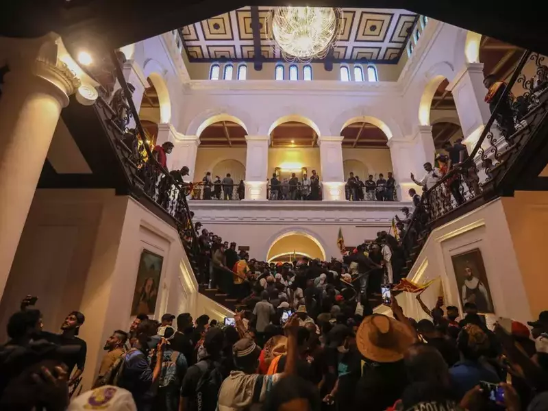 Anti-government protests rock Sri Lankan capital