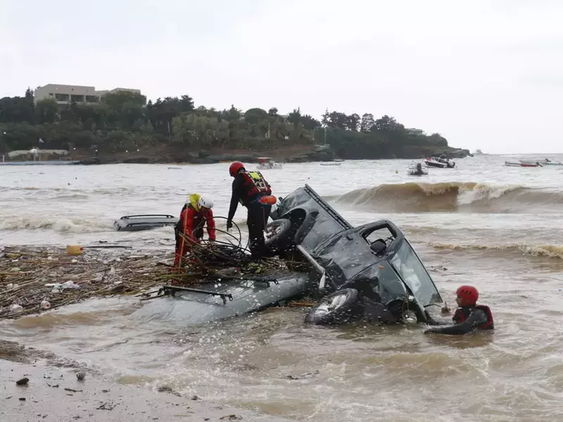 Torrential rains in Crete