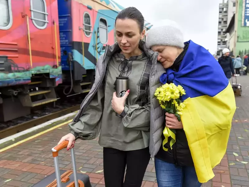First passenger train arrives in Kherson from Kyiv since the start of Russia’s invasion of Ukraine