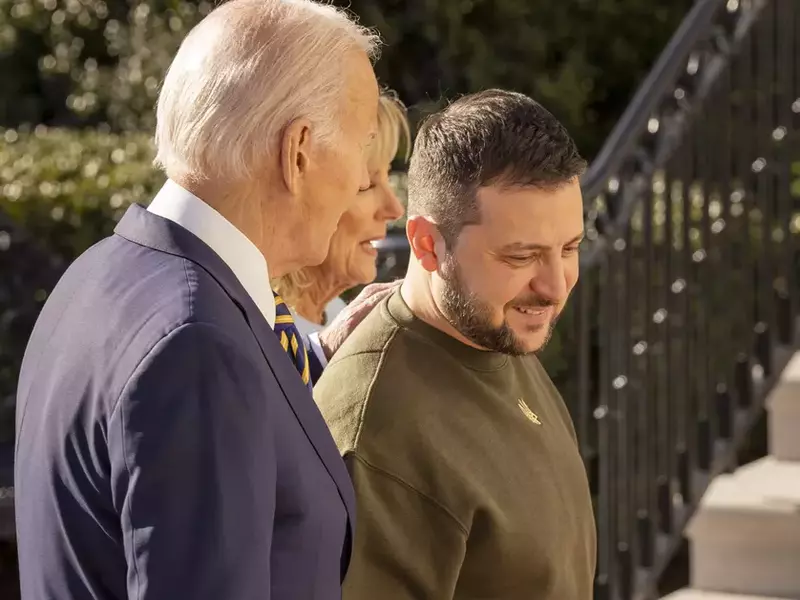 President Biden welcomes Ukrainian President Volodymyr Zelensky