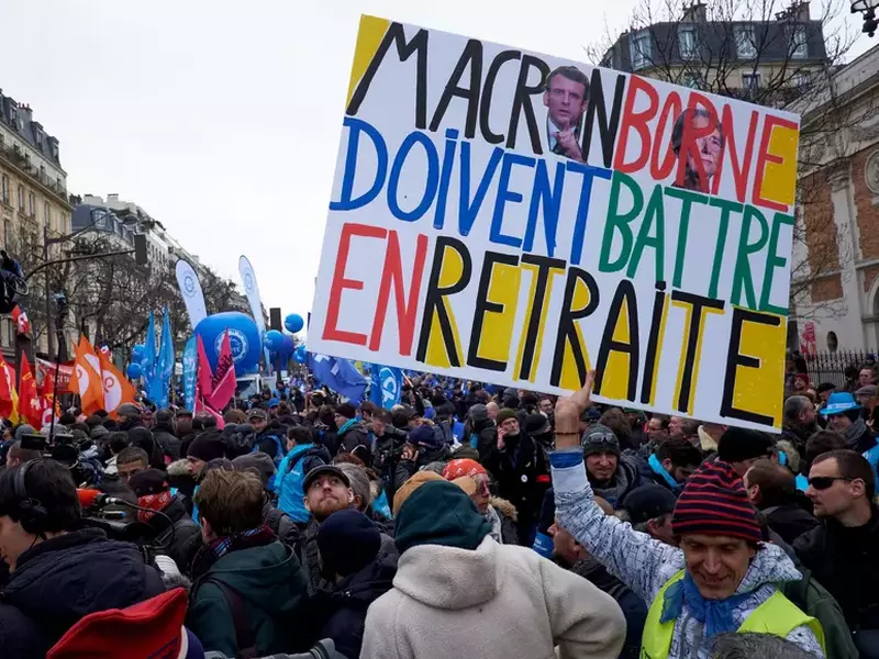 Protests Over The Government’s Proposed Pension Reform In Paris, France – 31 Jan 2023