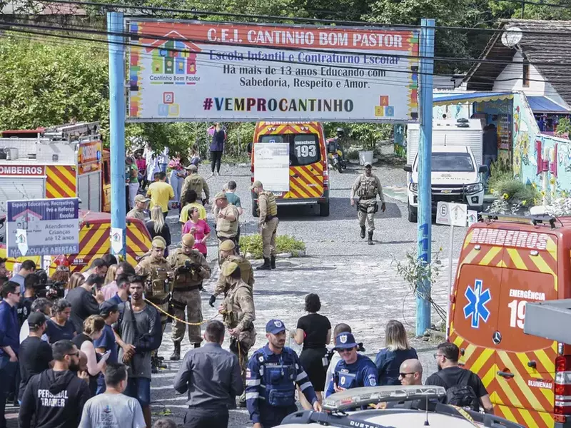 At least four children killed in attack in Brazilian preschool