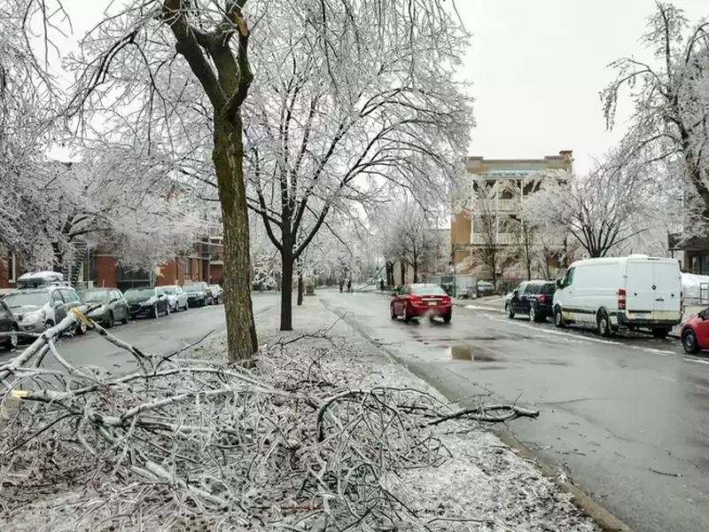 Heavy Ice Storms In Ontario And Quebec