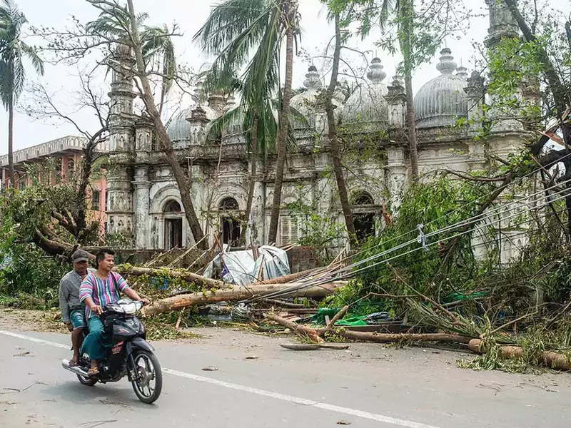 Myanmar Asia Cyclone