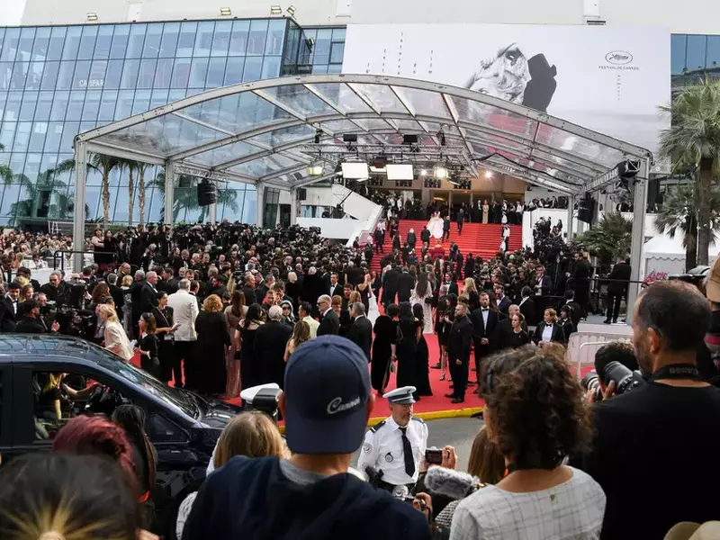 Premiera Jeanne du Barry și ceremonia de deschidere, a 76-a ediție a Festivalului de Film de la Cannes, Franța. Foto: Profimedia